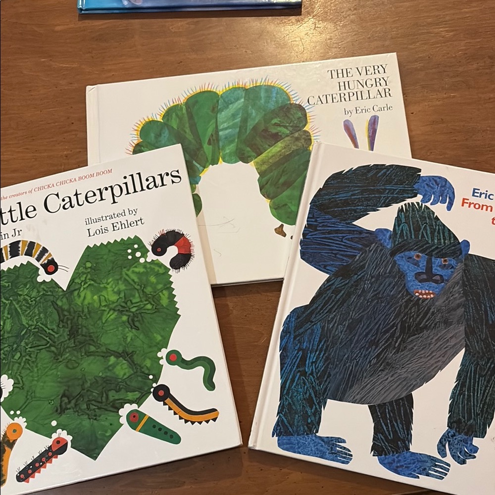 Three Hardcover Children’s Books - Eric Carle & Bill Martin Jr.